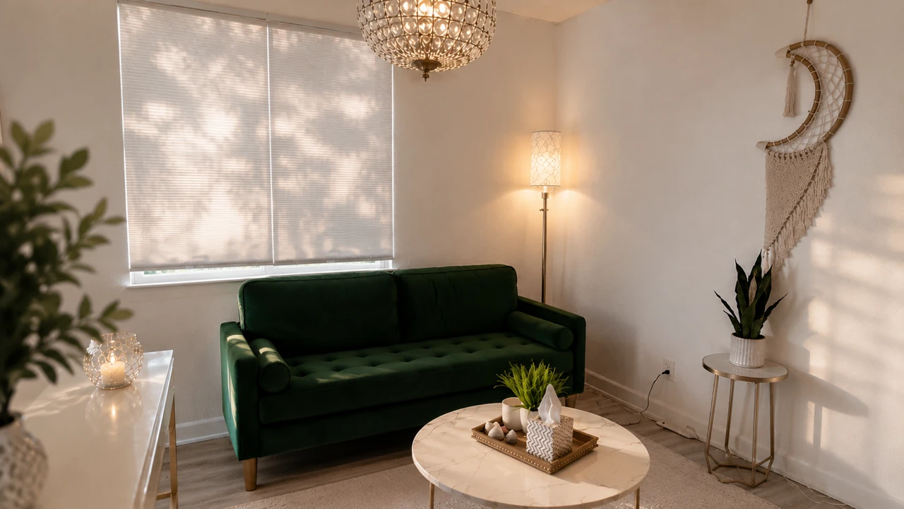 Comfortable counseling office at Inner Light Counseling and Wellness